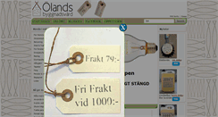 Desktop Screenshot of olandsbyggnadsvard.se